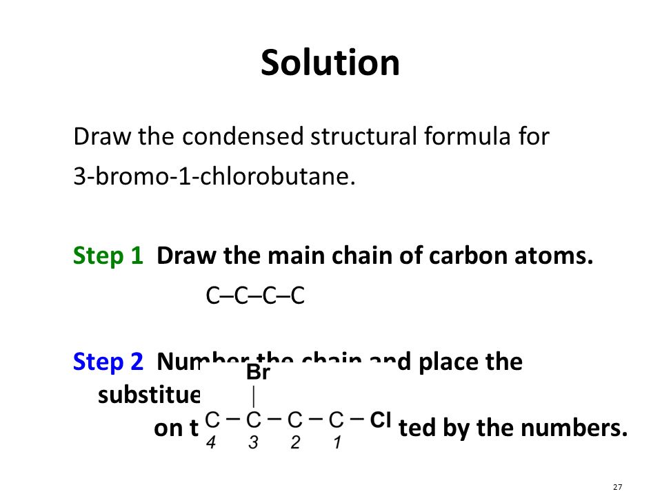Condensed Structural Formula Chemistry Tutorial
